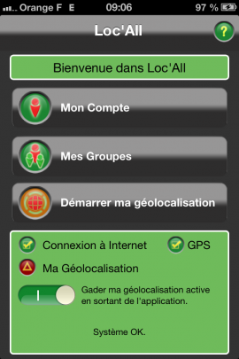 Loc All - Application Iphone / Ipad