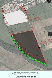 A2+ Aplicación Iphone / Ipad para la medición de la superficie, perímetro y Distancia.