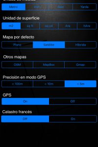 A2+ Aplicación Iphone / Ipad para la medición de la superficie, perímetro y Distancia.