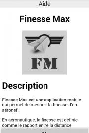 Finesse Max - Application Android