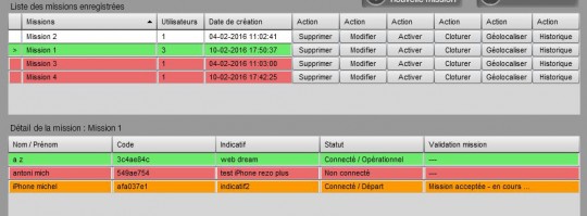 Utilisation Mission REZO Inline 3