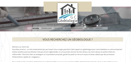 Site de GC Géobiologie