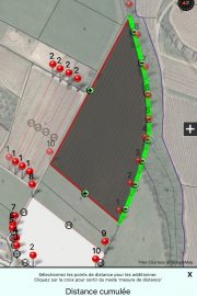 A2 Application pour la mesure de surface terrestre.