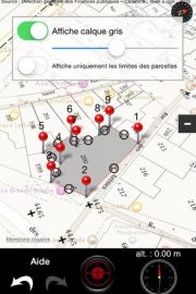 A2 Application pour la mesure de surface terrestre.