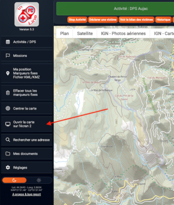 interface rezo+ double ecran