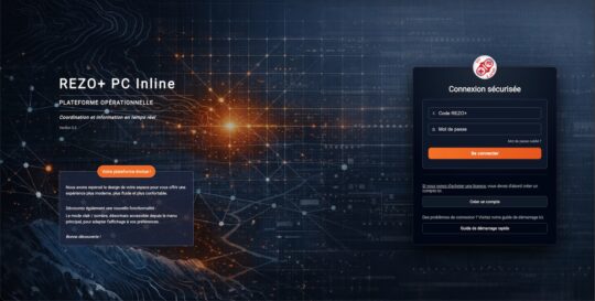 Page de connexion rezo+